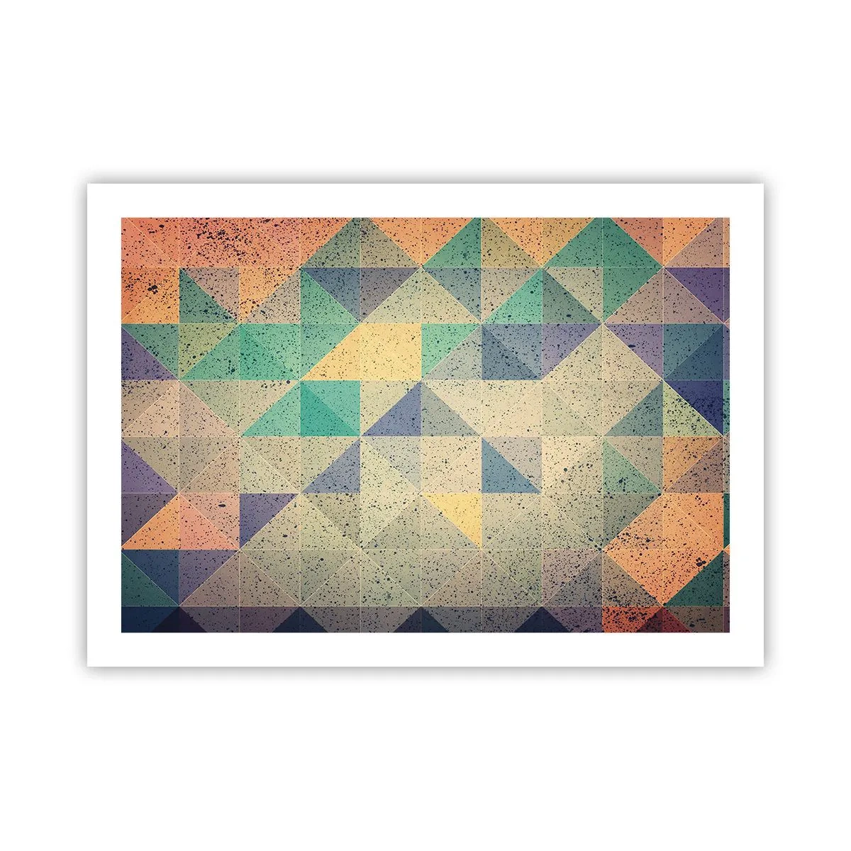 Poster - Republica triunghiurilor - 70x50 cm