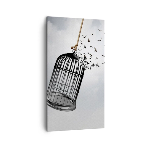 Tablou pe pânză - Credință...Speranță...Libertate! - 45x80 cm