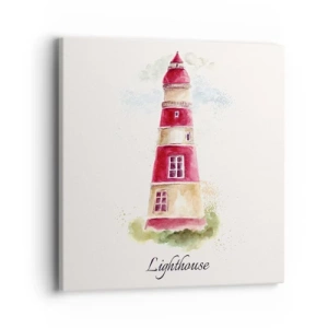 Tablou pe pânză - Întotdeauna vreme bună - 40x40 cm