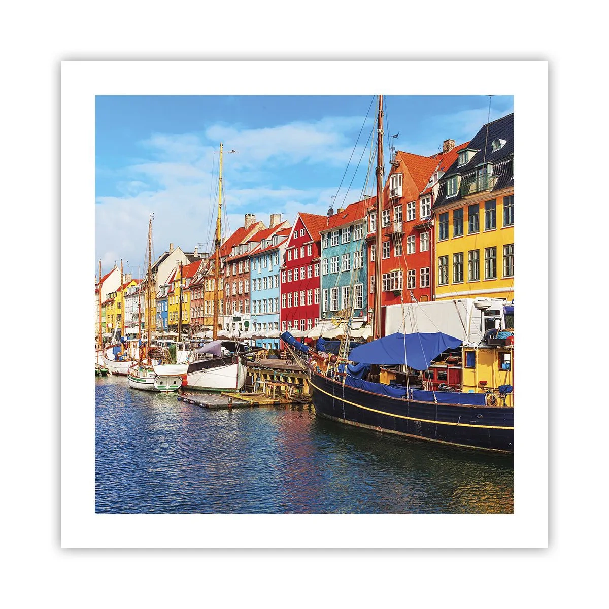 Poster - Portul vesel - 50x50 cm