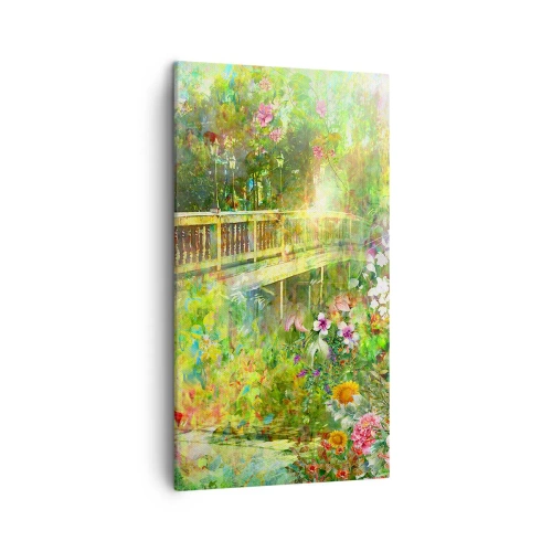 Tablou pe pânză - Podul suspinelor de primăvară - 45x80 cm
