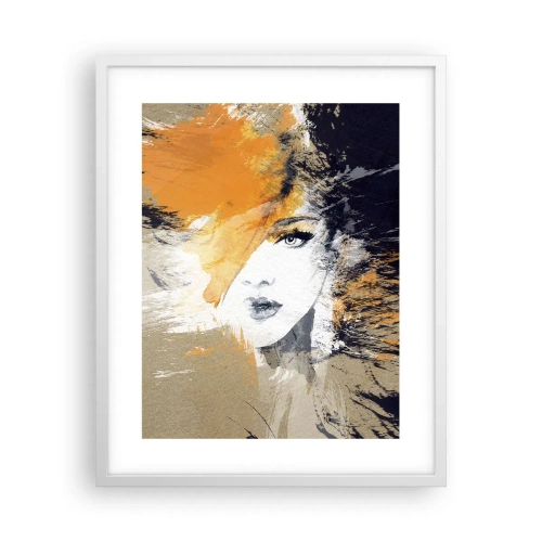 Poster în ramă albă - Și se face lumină - 40x50 cm