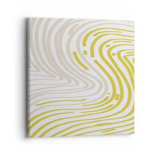 Tablou pe pânză - Compoziție cu cambrare ușoară - 40x40 cm