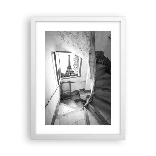 Poster în ramă albă - Ce priveliște! - 30x40 cm