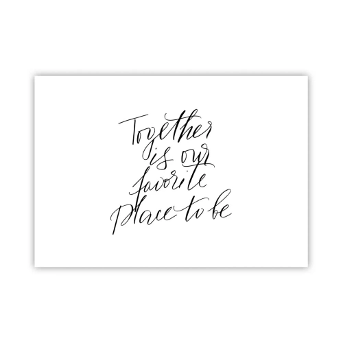 Poster - O simți și tu? - 100x70 cm