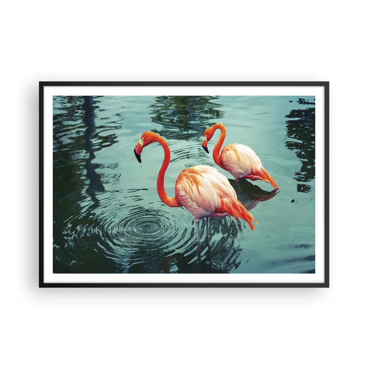 Poster în ramă neagră - Suntem bune de revistele de modă - 100x70 cm