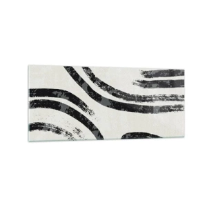 Tablou pe sticlă - Pe jumătate oprit - 120x50 cm