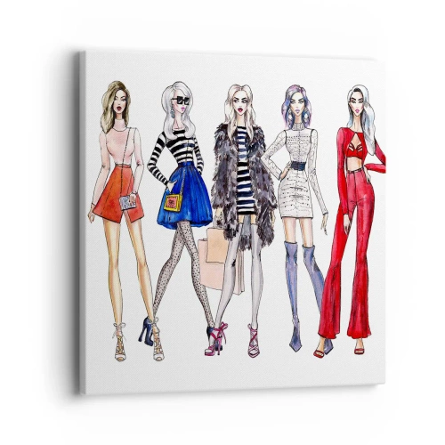 Tablou pe pânză - Every week Fashion Week - 40x40 cm