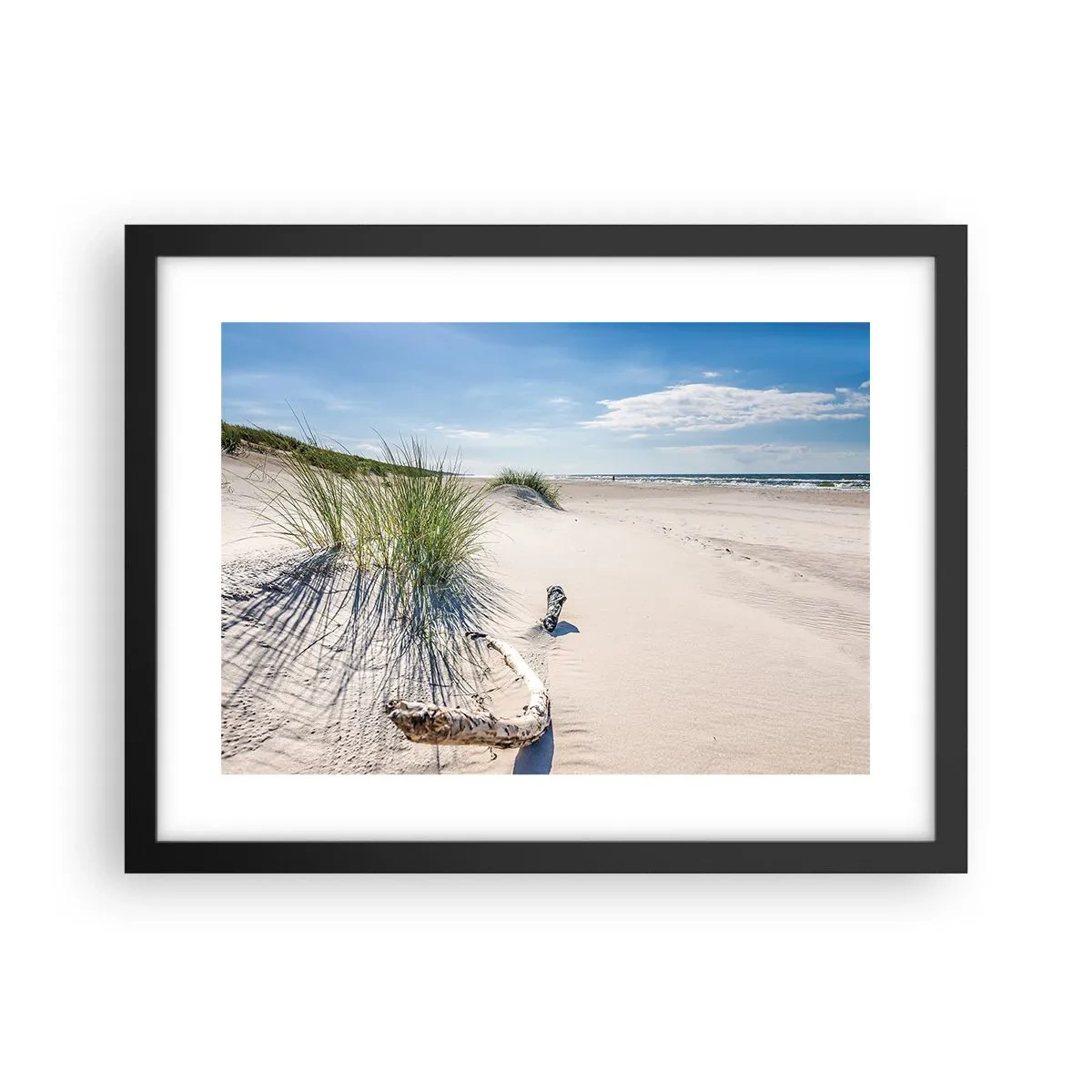 Poster în ramă neagră - Cea mai frumoasă? Baltică - 40x30 cm