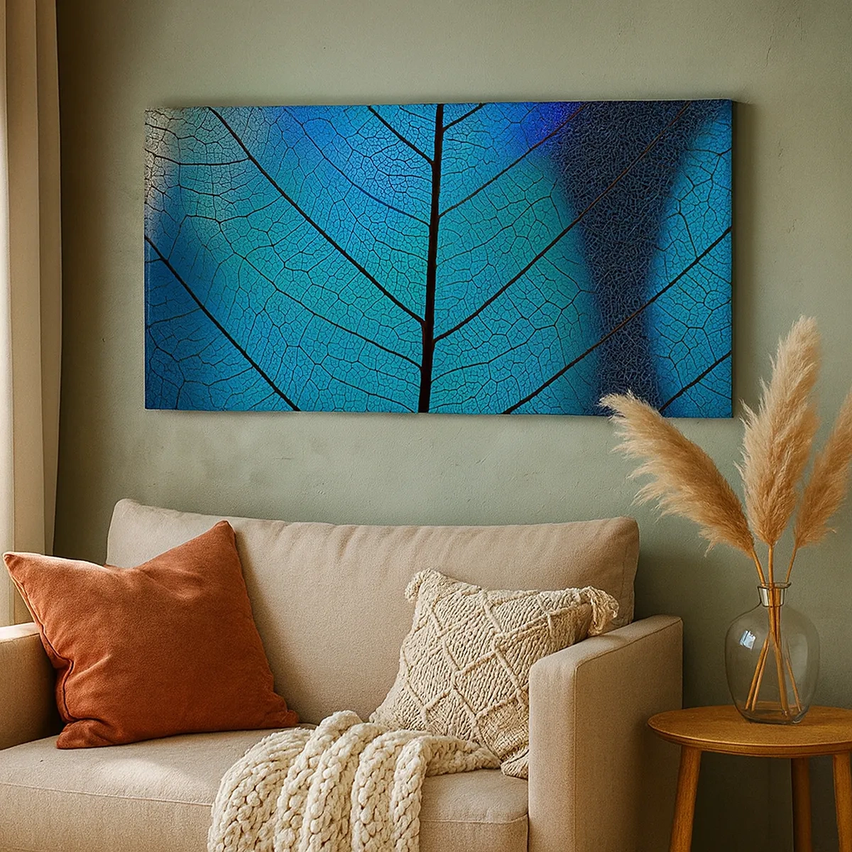 Tablou pe pânză - Construcție de finețe - 30x30 cm