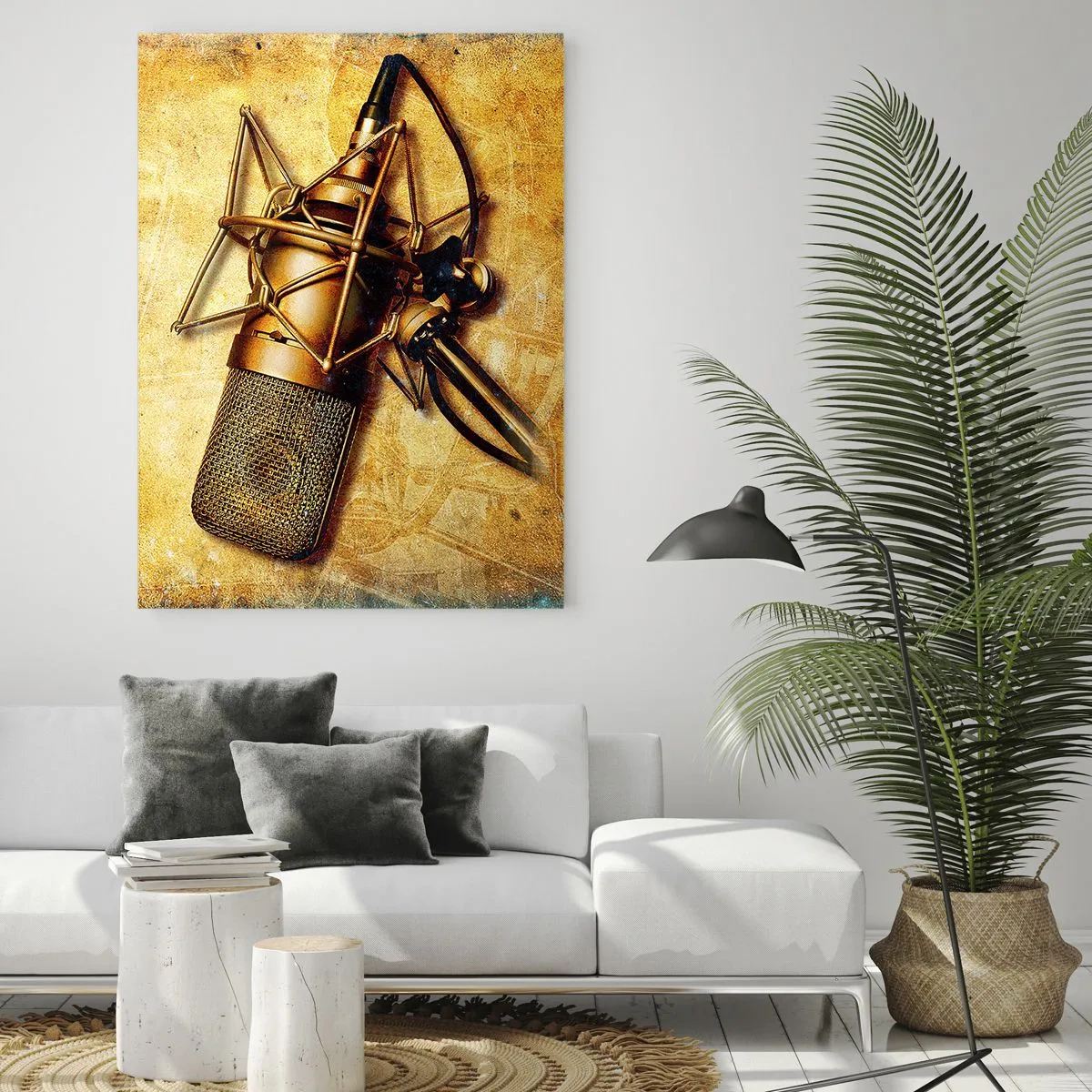 Tablou pe sticlă - Anii de aur ai radioului - 50x70 cm