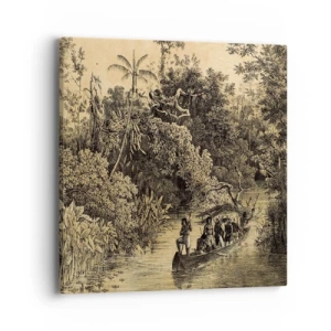 Tablou pe pânză - Călătorie la sursă - 40x40 cm