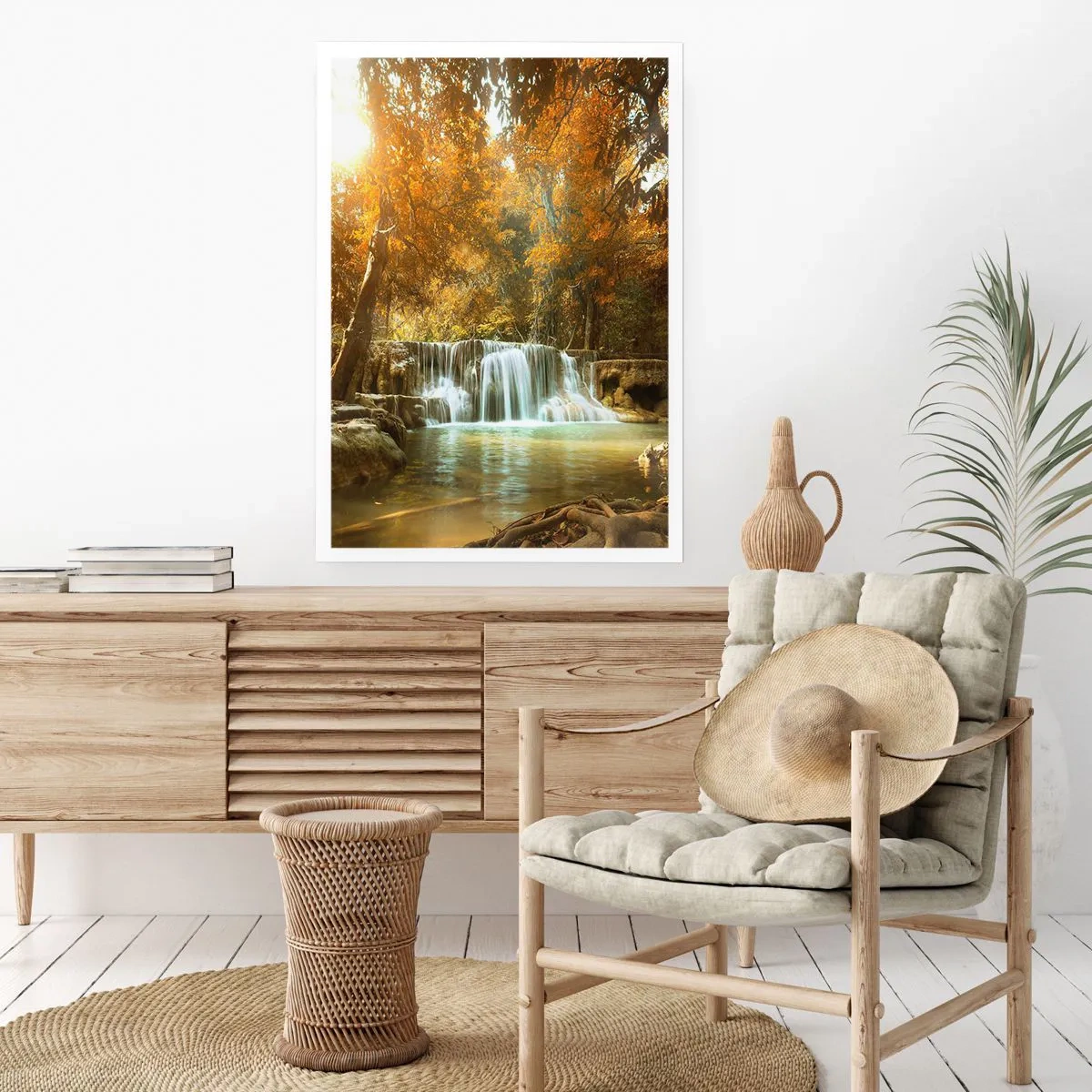 Poster - Cascadă în parc - 70x100 cm