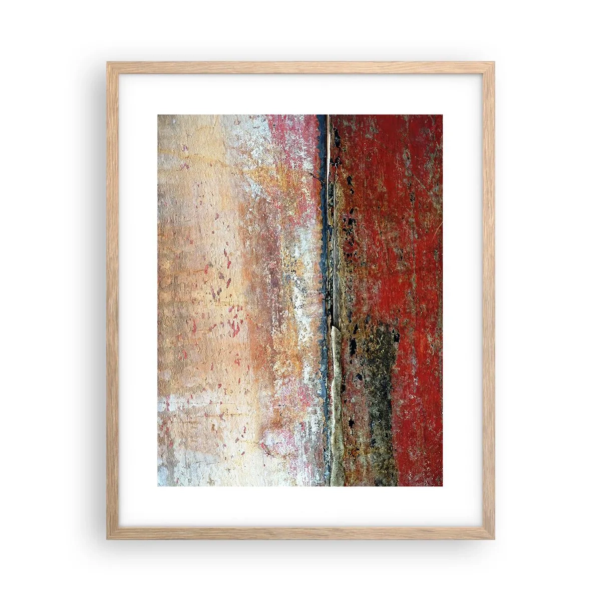 Poster în ramă de stejar deschis - Oare este marea? - 40x50 cm