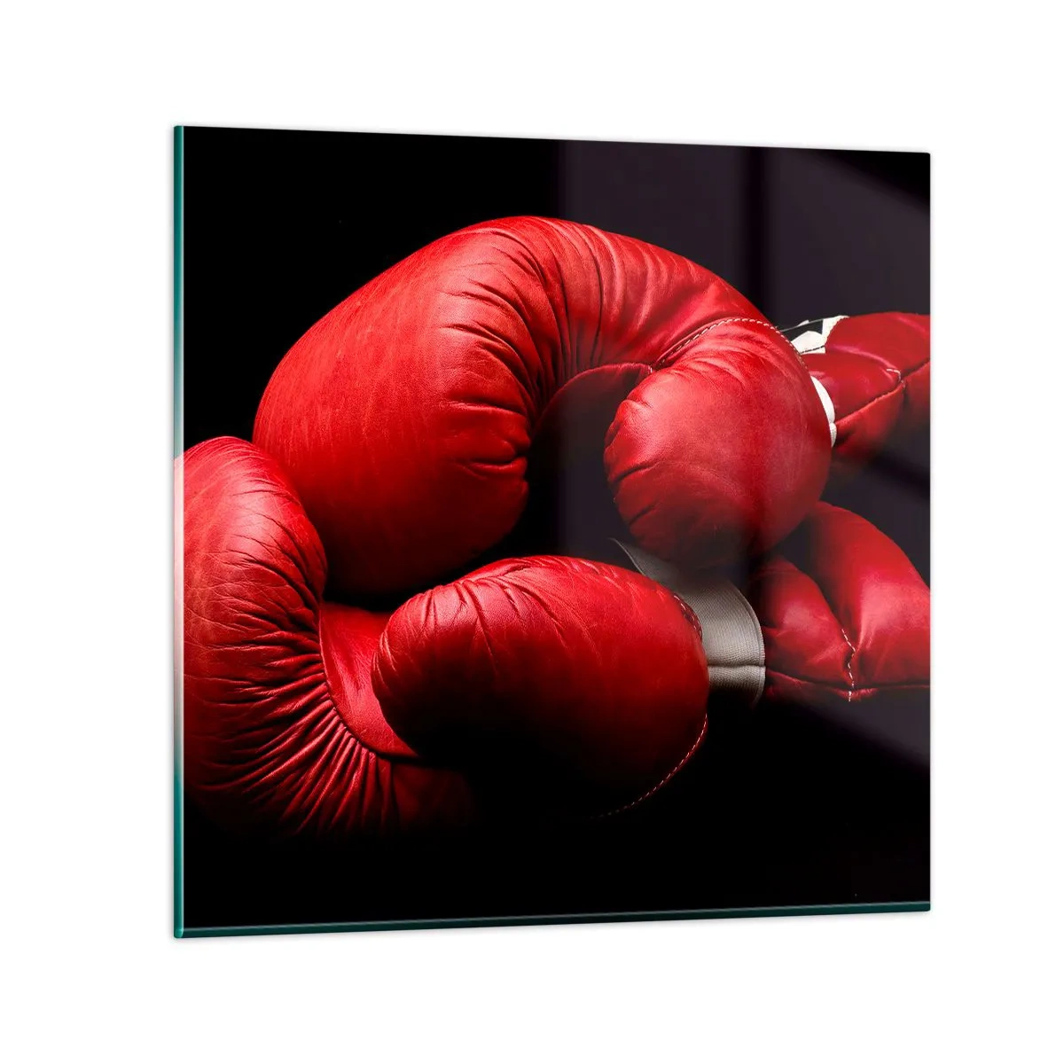 Tablou pe sticlă - Emoția bătăliei a trecut - 60x60 cm