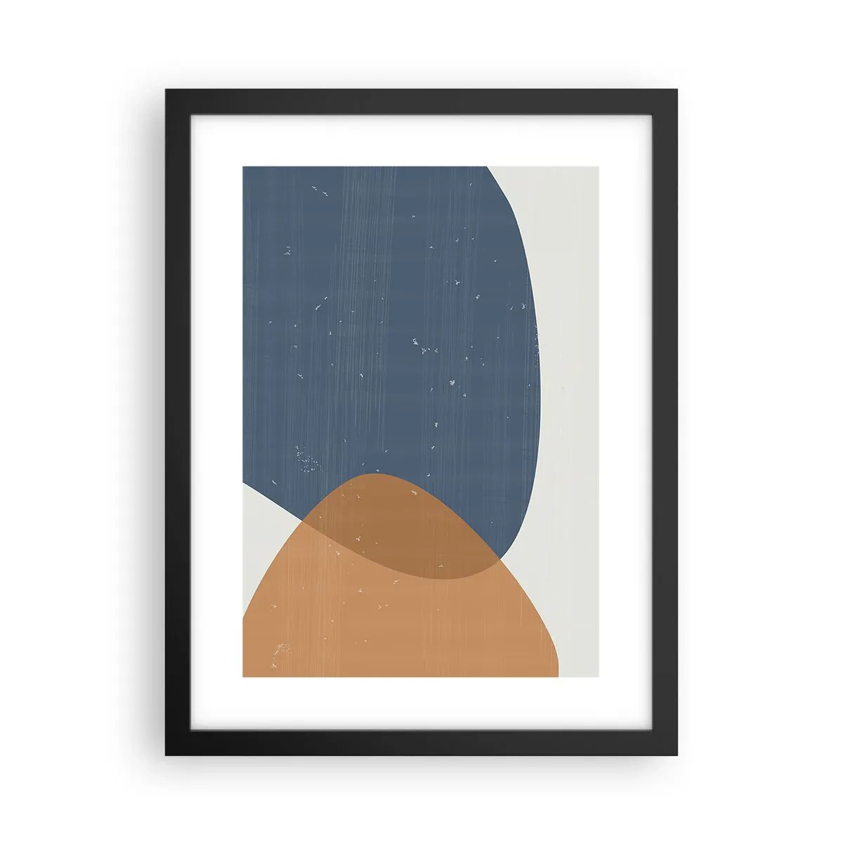 Poster în ramă neagră - Ovale și influențe - 30x40 cm