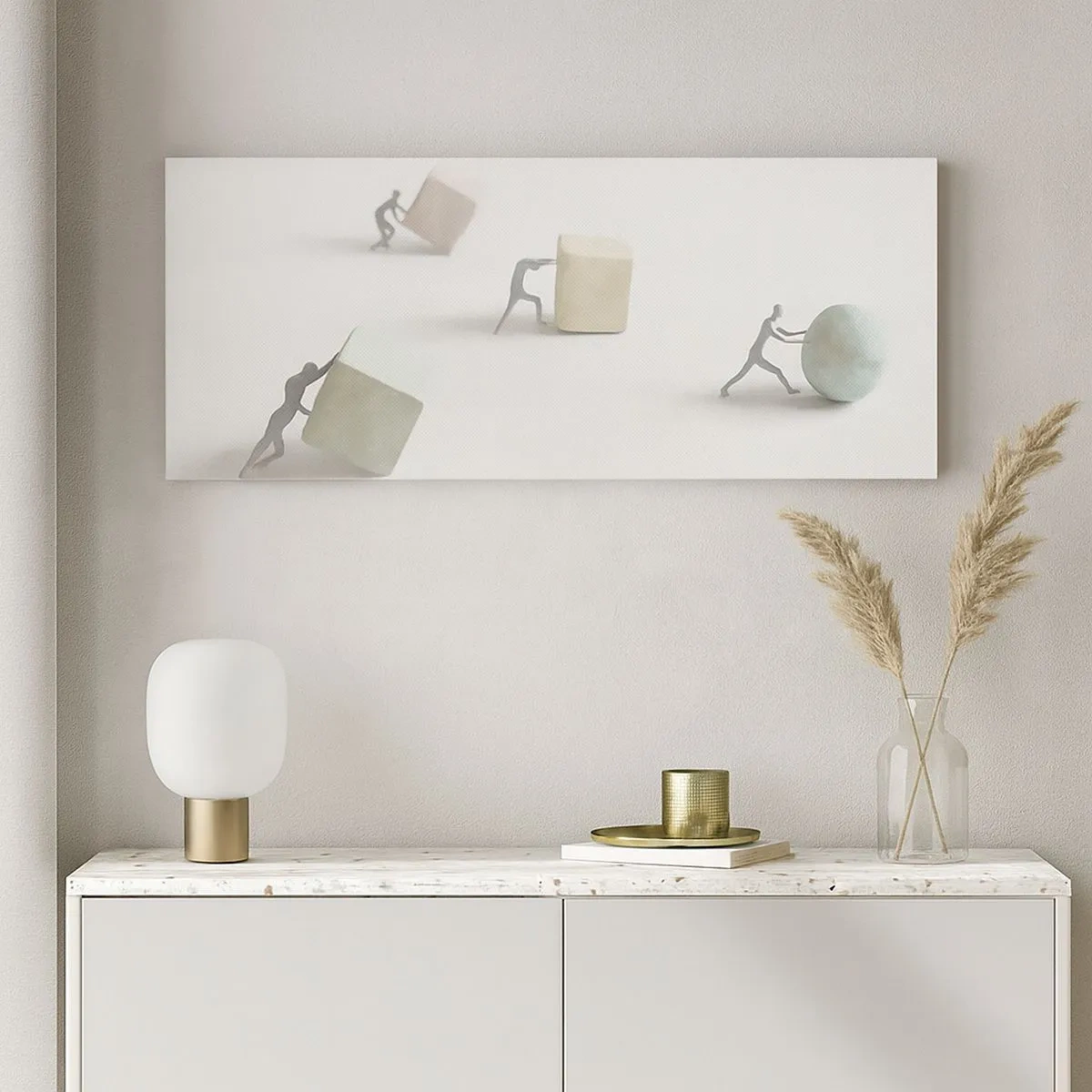 Tablou pe pânză - Viața însăși - 100x40 cm