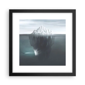 Poster în ramă neagră - Un mister subacvatic - 30x30 cm