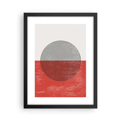 Poster în ramă neagră - Direct la subiect - 30x40 cm