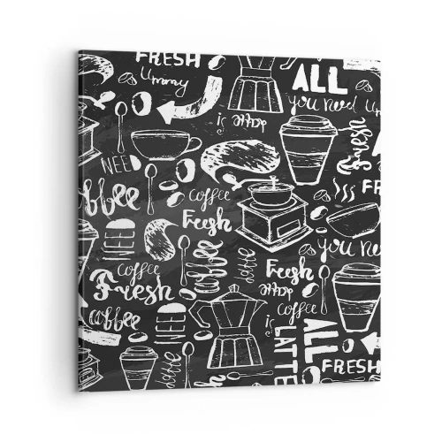 Tablou pe pânză - All you need is… - 60x60 cm