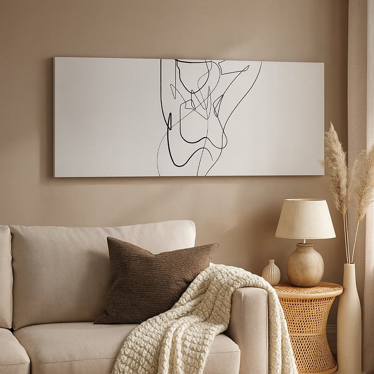 Tablou pe pânză - Cine ești tu? - 30x30 cm