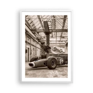 Poster în ramă albă - Odihna învingătorului - 50x70 cm