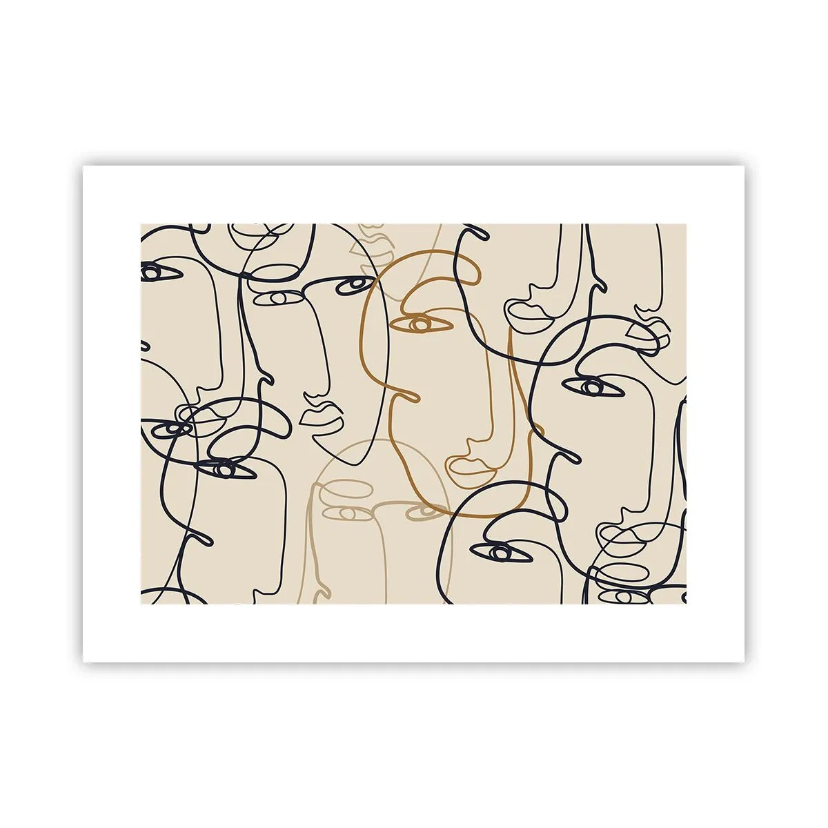 Poster - Portret multiplicat - 40x30 cm