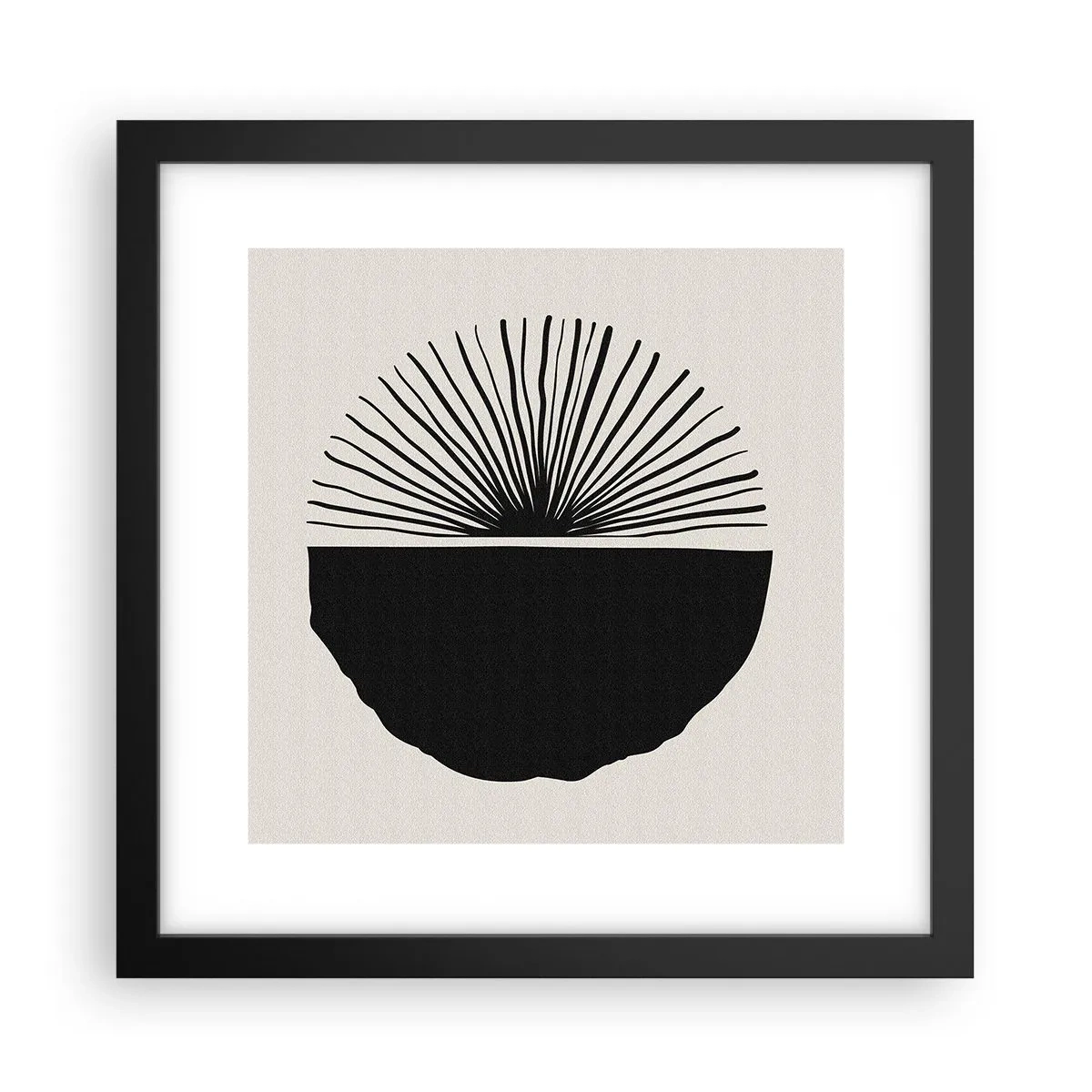 Poster în ramă neagră - Gama de posibilități - 30x30 cm
