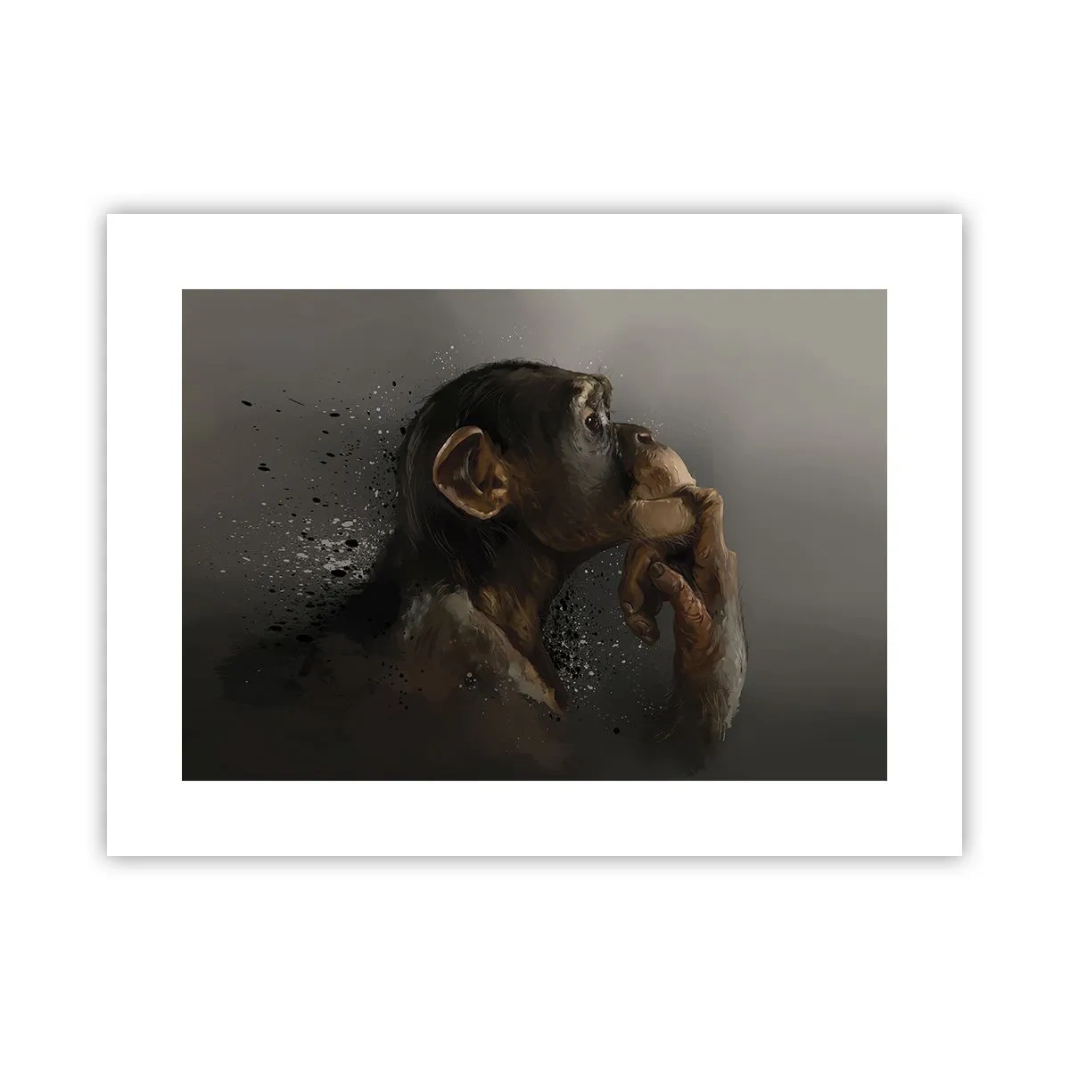 Poster - Cu siguranță, gânditorul - 40x30 cm