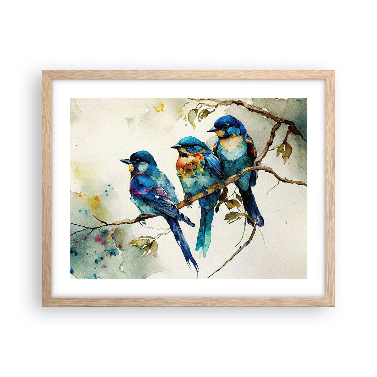 Poster în ramă de stejar deschis - Se simte jignit? - 50x40 cm