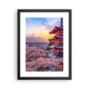 Poster în ramă neagră - Esența spiritului japonez - 30x40 cm