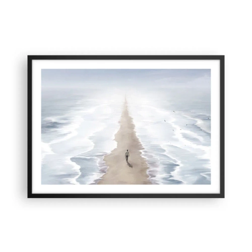 Poster în ramă neagră - Un viitor luminos - 70x50 cm