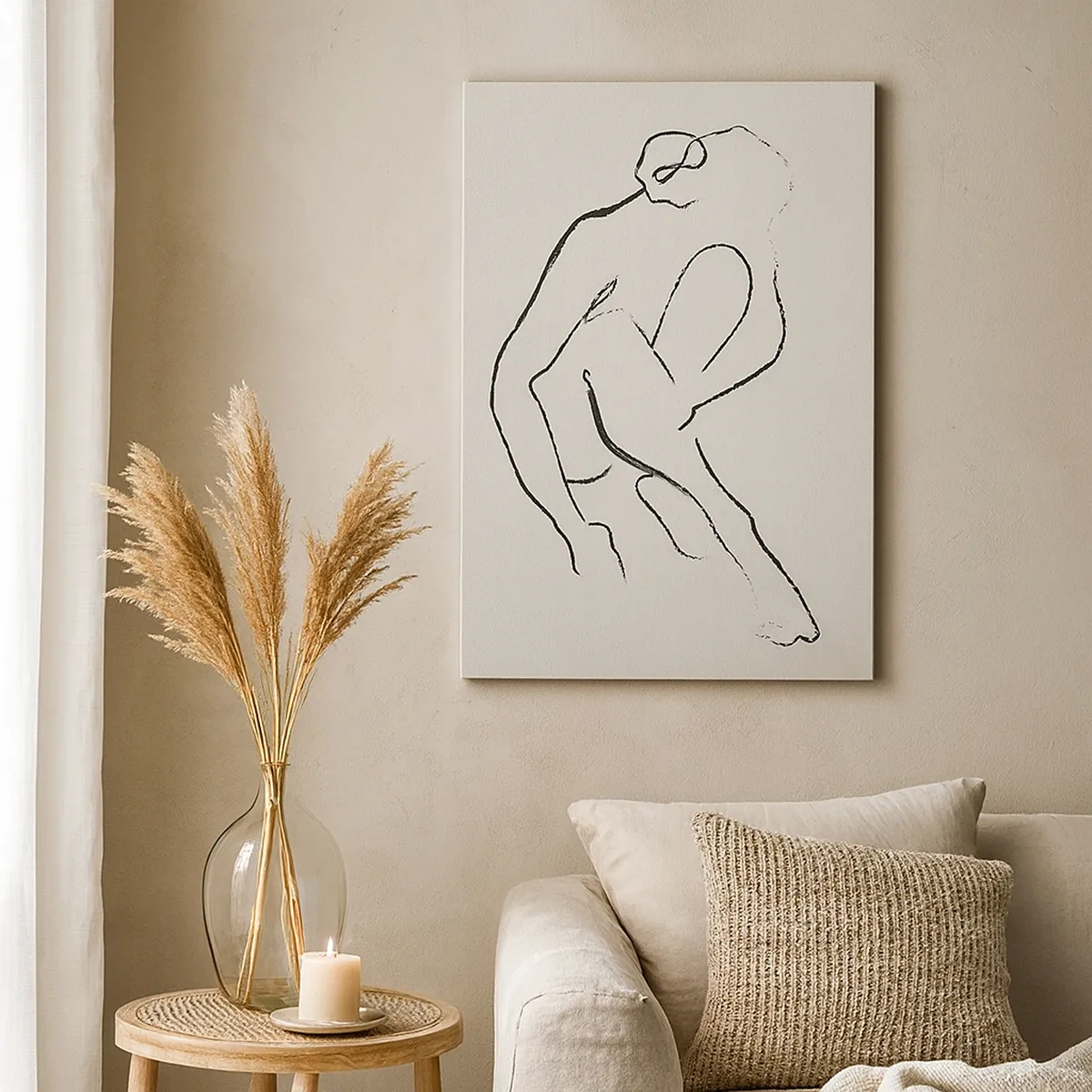 Tablou pe pânză - Schiță intimă - 50x70 cm