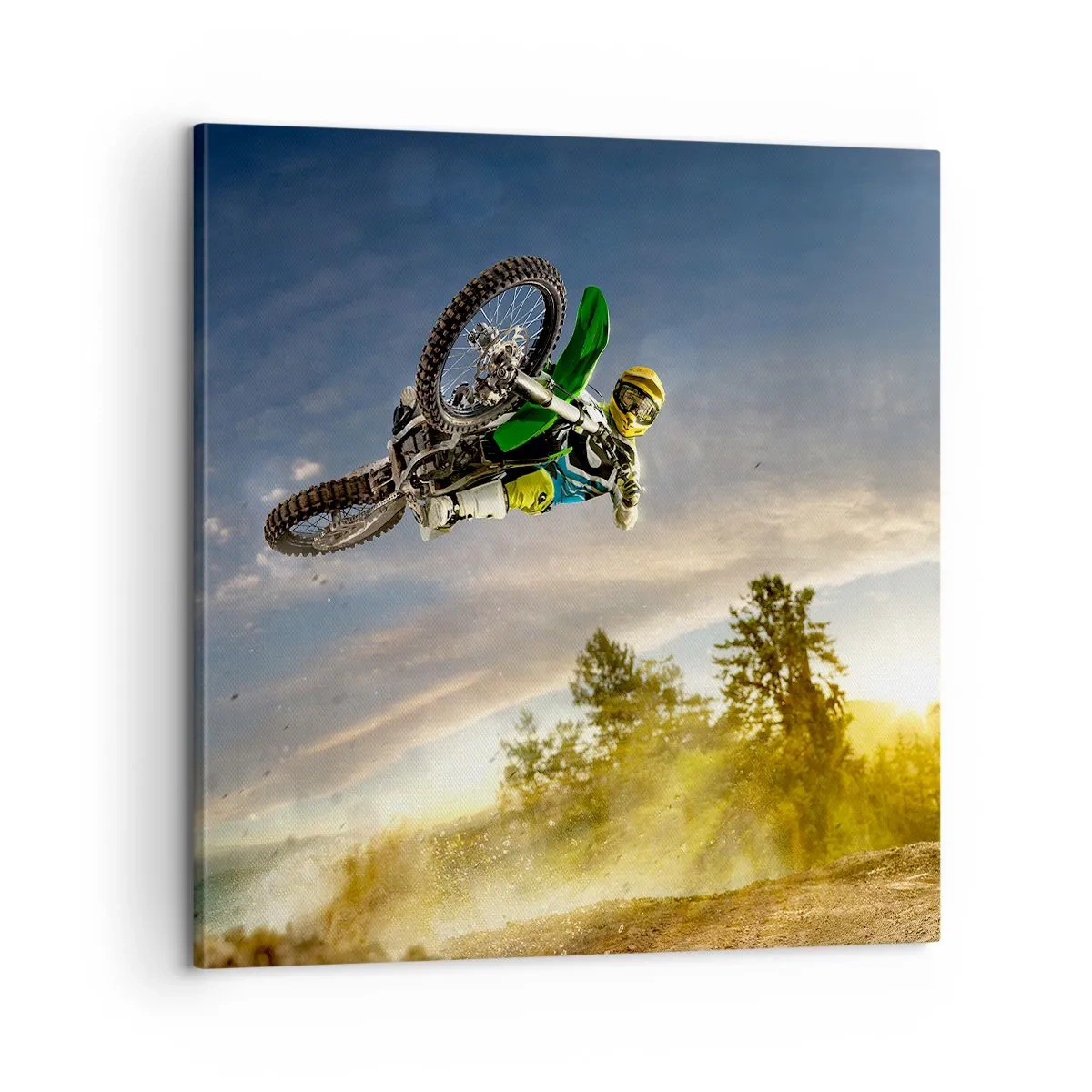 Tablou pe pânză - Porniți emoțiile! - 60x60 cm