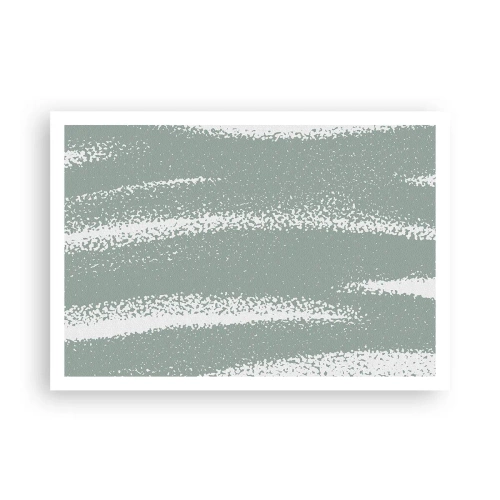 Poster - Abstracție în stil de iarnă - 100x70 cm