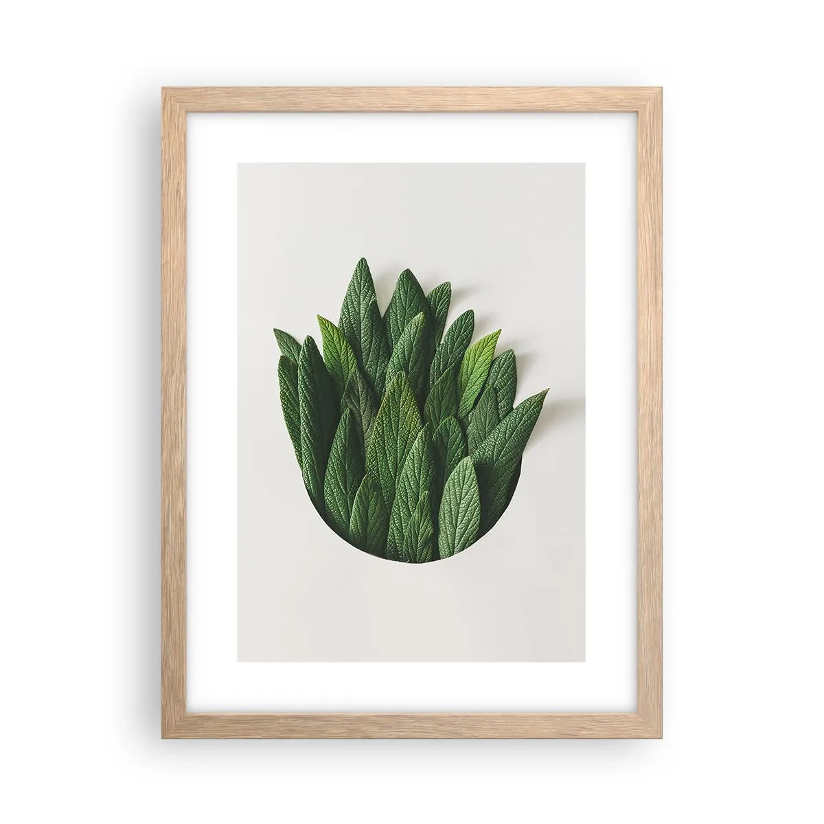 Poster în ramă de stejar deschis - Curiozitatea nestăvilită - 30x40 cm