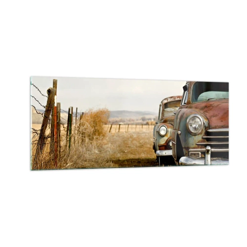 Tablou pe sticlă - O odihnă binemeritată - 100x40 cm