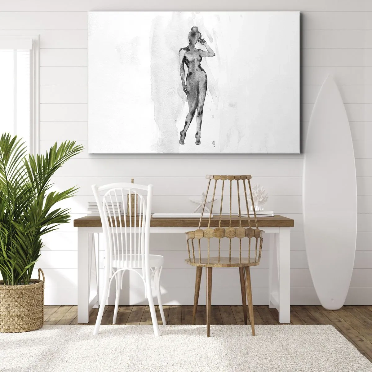 Tablou pe pânză - Un studiu al idealului de feminitate - 70x50 cm