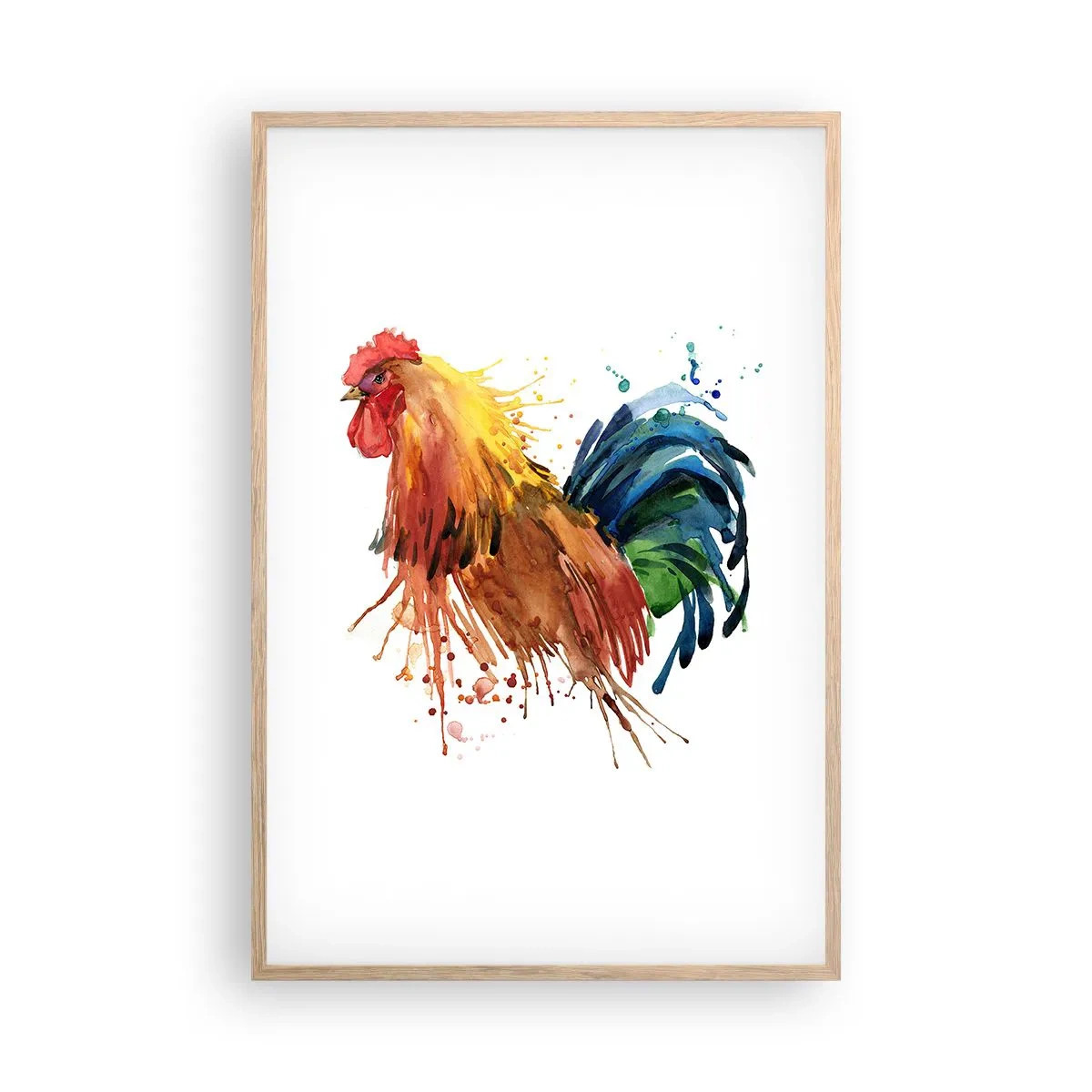 Poster în ramă de stejar deschis - Haina regală, mândria regală - 61x91 cm