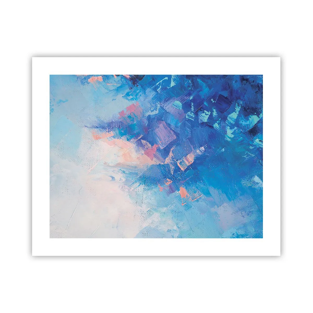 Poster - Abstracție de iarnă - 50x40 cm