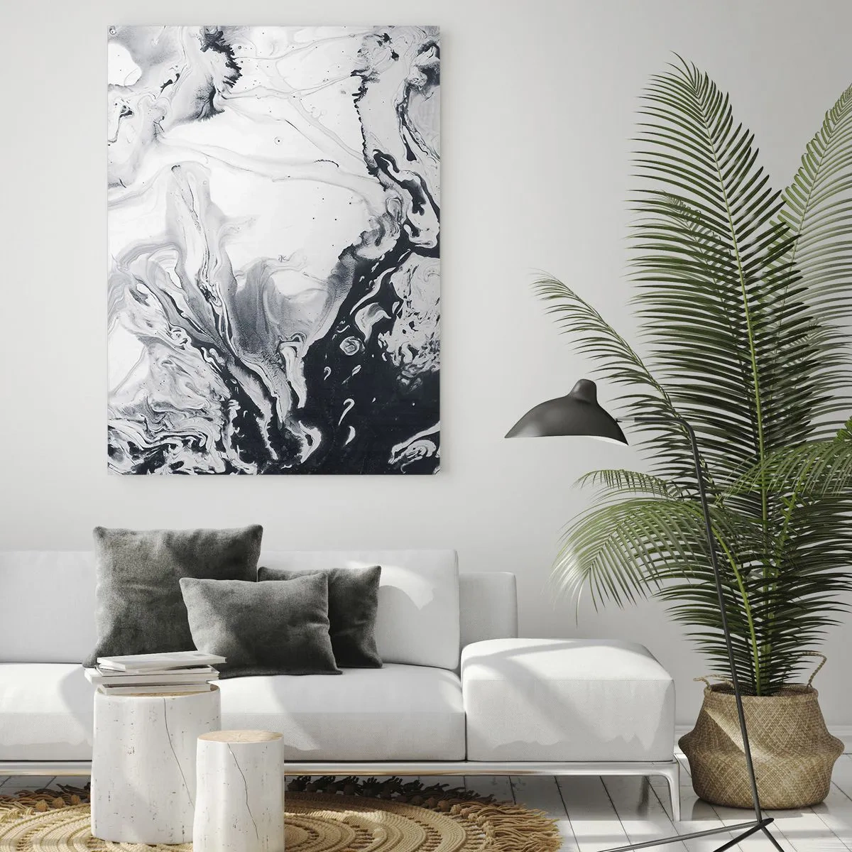 Tablou pe sticlă - Interiorul Pământului - 50x70 cm