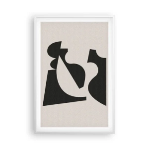 Poster în ramă albă - Pentru autoasamblare - 61x91 cm