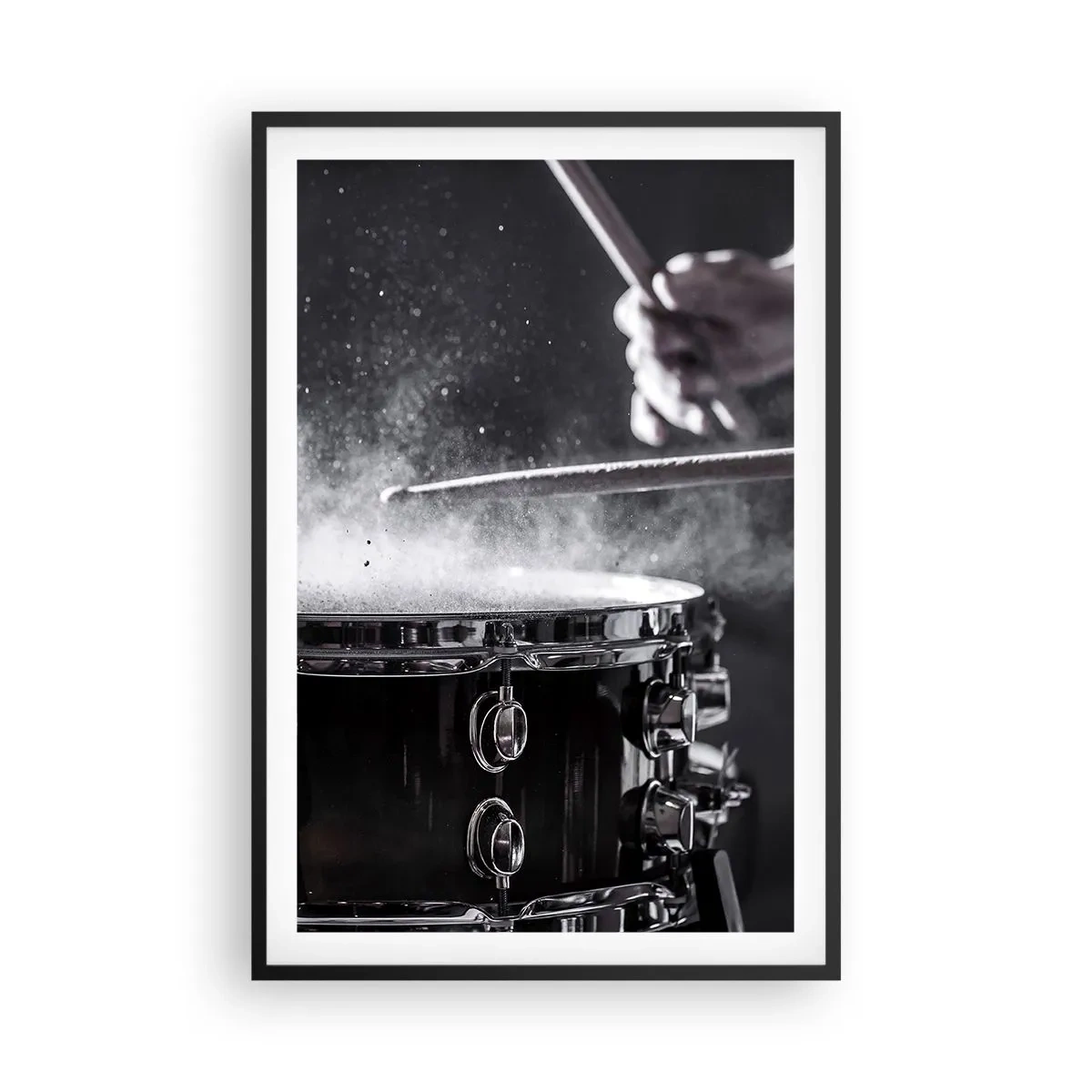 Poster în ramă neagră - Pulsul muzicii - 61x91 cm