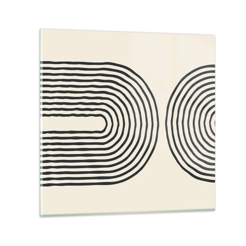 Tablou pe sticlă - În curând... - 60x60 cm