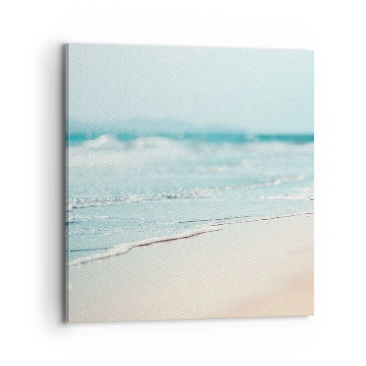 Tablou pe pânză - Căldură și zgomotul valurilor - 70x70 cm