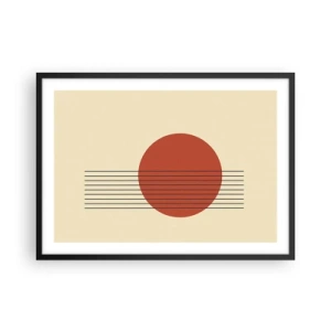 Poster în ramă neagră - În continuare - 70x50 cm