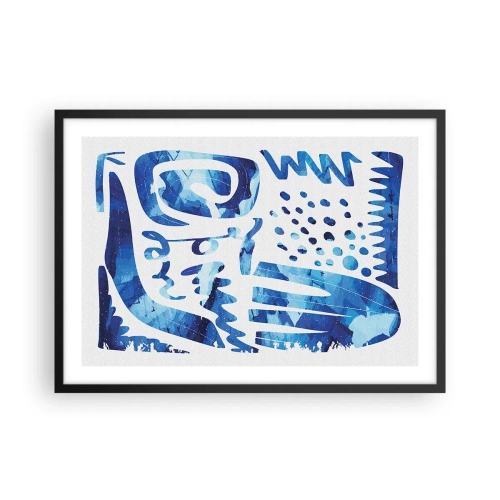 Poster în ramă neagră - Înapoi la rădăcini - 70x50 cm