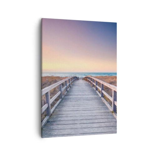 Tablou pe pânză - Aurora baltică de seară - 50x70 cm