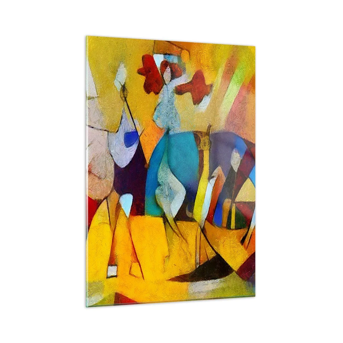 Tablou pe sticlă - Soare - viață - bucurie - 50x70 cm