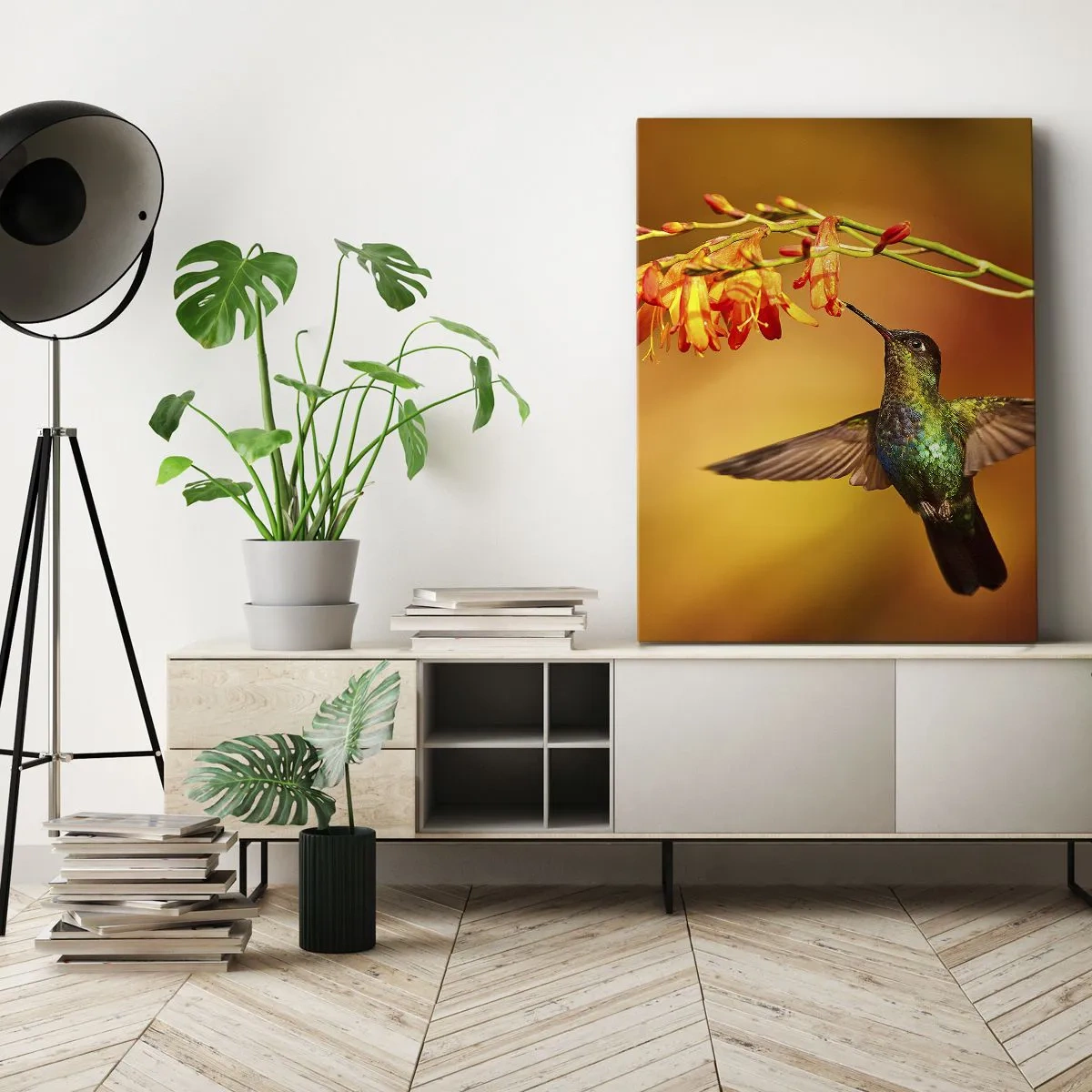 Tablou pe pânză - Mesagerul mayaș al luminii - 70x100 cm